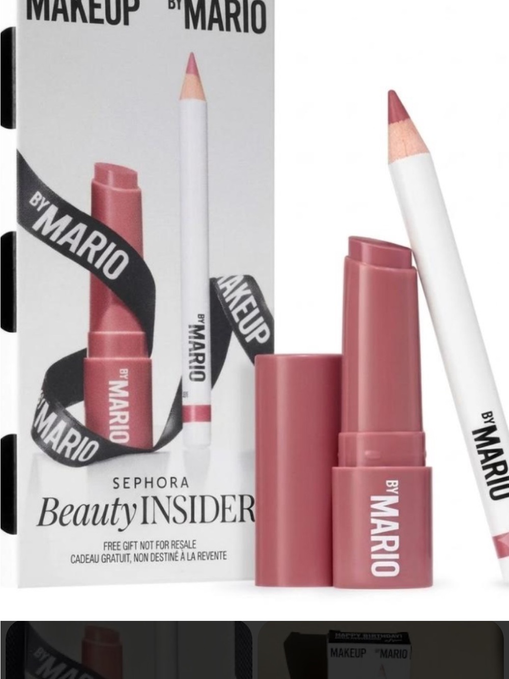 Makeup By Mario Dusty Rose Lipstick & Lip Liner Duo